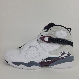 Air Jordan 8 Retro White Leather Womens Sneakers Size 9